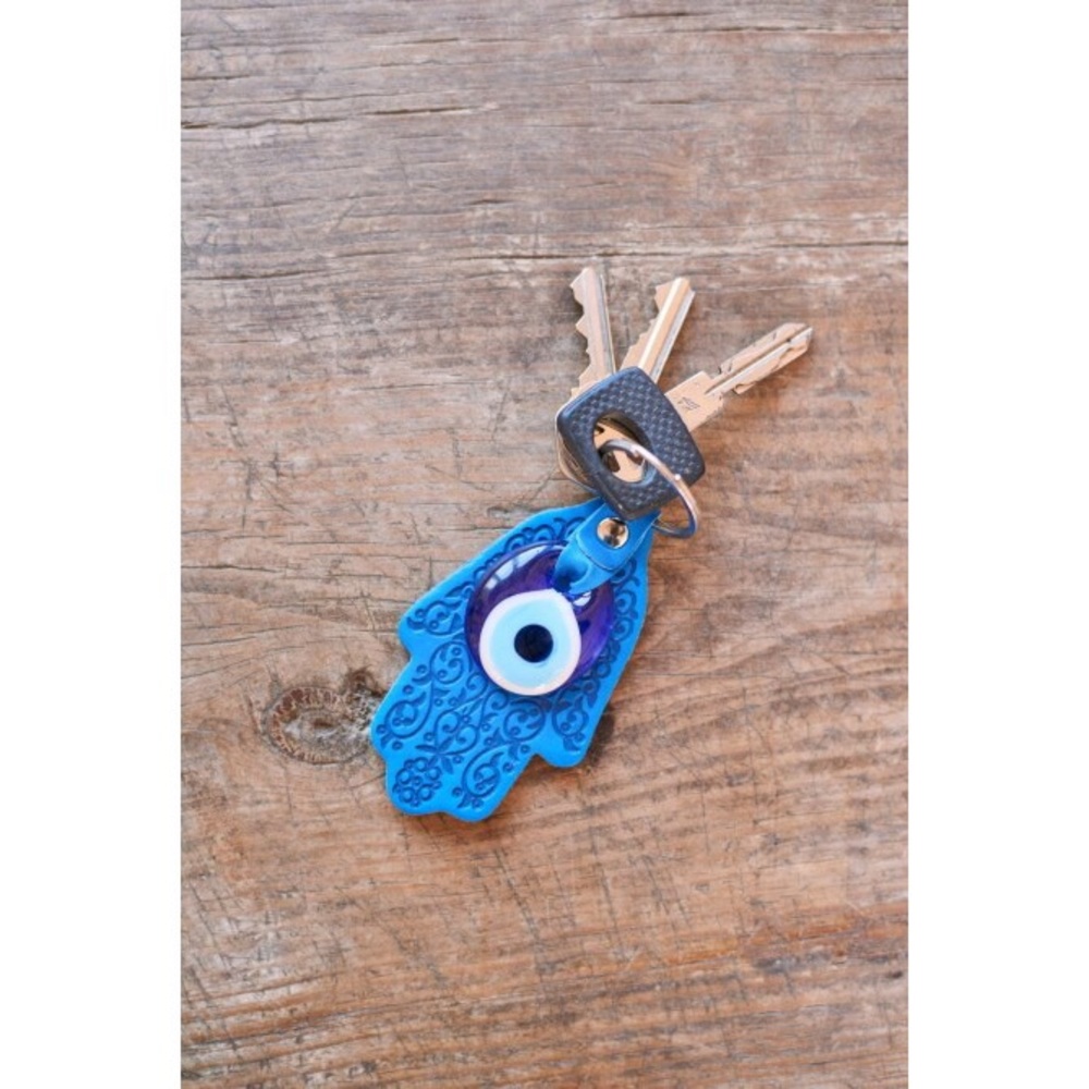Evil eye keychain
